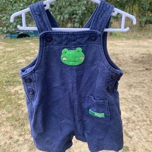 Baby Boy Navy Blue Frog Jumper, 3mo